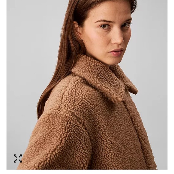 Calvin Klein Warm Brown Teddy Jacket - Picture 2 of 9